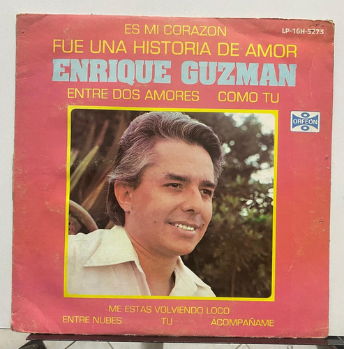 Disco Vinilo Fue Una Historia De Amor Como Tu Enrique Guzman Estándar (Usado)