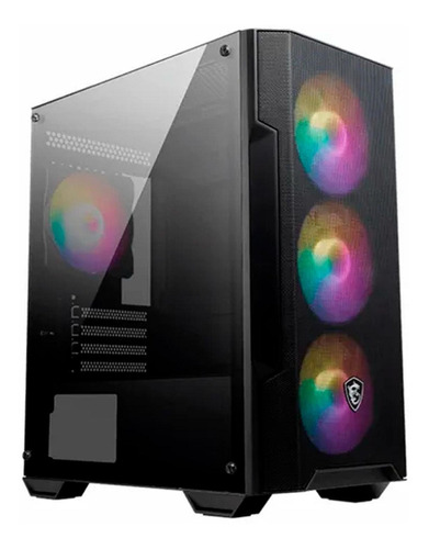 Gabinete Gamer Msi Mag Forge M100a 4 Fan Argb Panel Acrilico