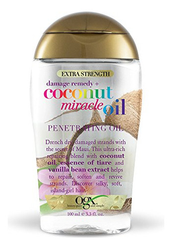 Remedio De Daño Extra Fuerte De Ogx Coconut Miracle