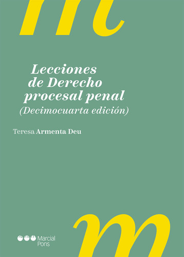 Libro Lecciones De Derecho Procesal Penal - Armenta Deu, ...