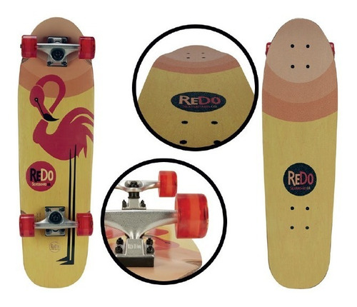 Skateboard 28.5  Zodiac Premium Cruiser Yellow Mingo