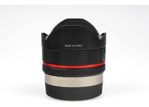Lente Rokinon 8 F/2.8 Fish Eye Manual Apsc Fuji-x Fujifilm Fujifilm X Negro (Usado)