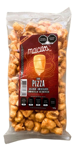 12 Pack Maicitos Sabor Pizza De 50g Maíz Inflado