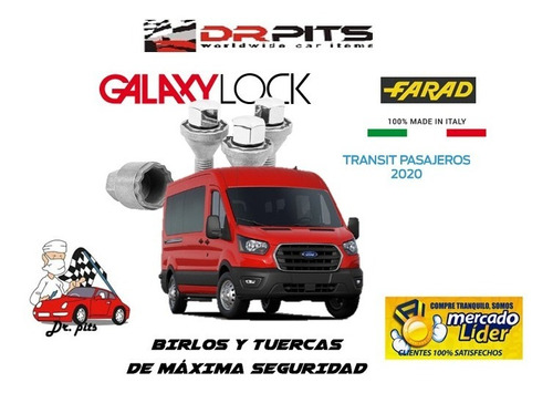 Birlos De Seguridad Ford Transit (codigo Ha10m)