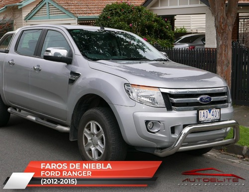 Imagen 7 de 10 de Kit Faros Niebla Ford Ranger 2012 213 2014 2015 2016 Cromado