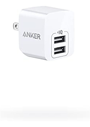 Cargador Usb Anker, Cargador De Telefono De Doble Puerto Ank