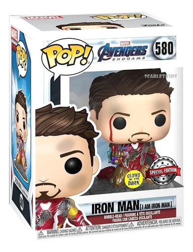 Funko Pop Iron Man 580 Special Edition Glow Orig Scarletkids