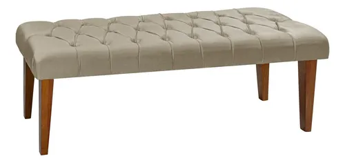 comprar Puff Puf Banco Recamier Giovanna 1,35 Com Pés Palito Em Mad