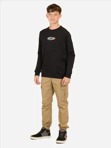 Poleron Cr Shine Negro Infantil Maui And Sons