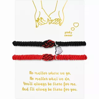 Pulseras Para Parejas Ajustables Con Imán Love, Amor Eterno