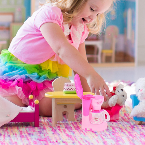 Cafetera De Simulación, Accesorios De Cocina Para Niños Y Ni