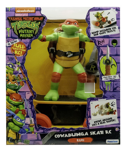 Teenage Mutant Ninja Turtles Raphael Cowabunga Skate Rc - I.