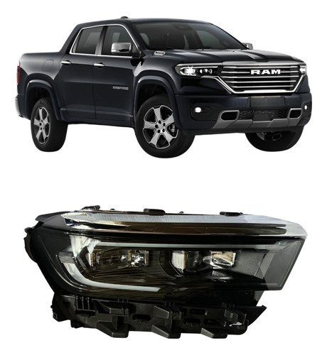 Farol Principal Crom Ram Rampage Full Led 2024 Genuíno Ld