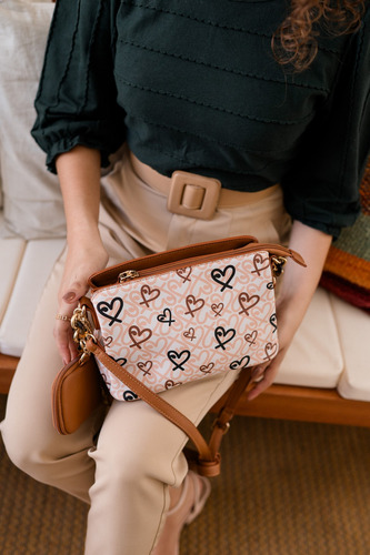 Bolsa Chenson Original - Classic Heart - Bege 3484990