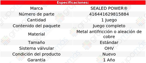 Set Bujes Árbol Levas Std Yukon 00 A 01 Sealed Power