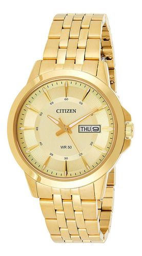 Reloj pulsera Citizen Classic Quartz BF2013-56P, para hombre color