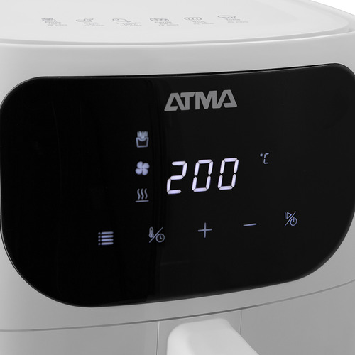 Freidora De Aire Digital Sin Aceite Atma Pro Fr60ar 6,5l Color Blanco