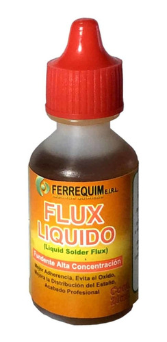 Flux Líquido Para Soldar 20ml Fluxl-020 Ferrequim