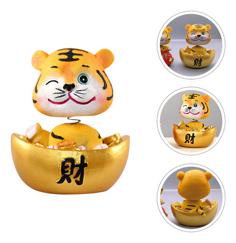 Presente De Ornamento Bobblehead Dashboard Animal Little Tig