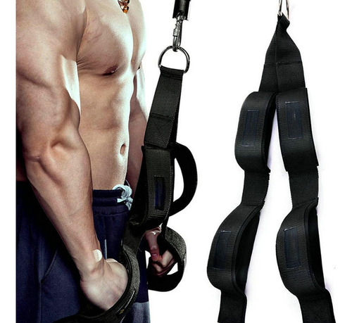 Para .. Tricep Bicep Rope Cable Attachment Polea For