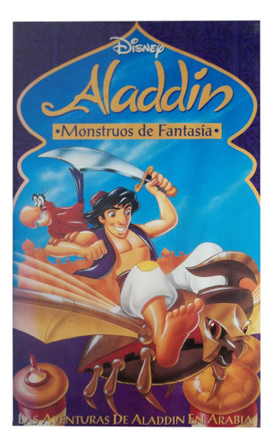 Película Vhs Aladdin Monstruos De Fantasía (1994) Disney