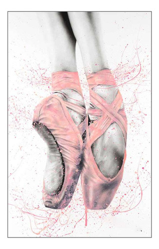 Vinilo 30x45cm Ballet Bailarina Pasion Danza Baile M3