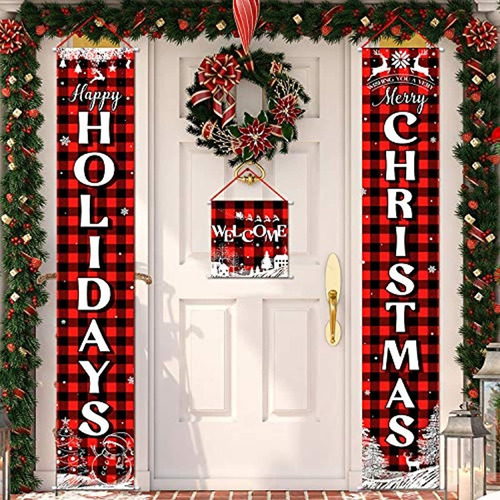 Imagen 4 de 7 de Decoraciones Navideñas, Color Rojo-blanco, Marca Pyle