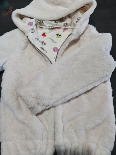 Campera Reversible Peluche Grisino Talle 8