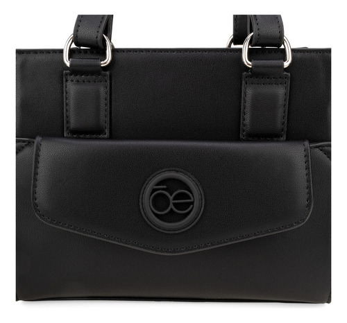 Bolsa Satchel Cloe Asllangi Chico Color Negro