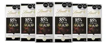 Comprar Pack 6 Barras Chocolate Amargo Lindt 85% Cacao 100g