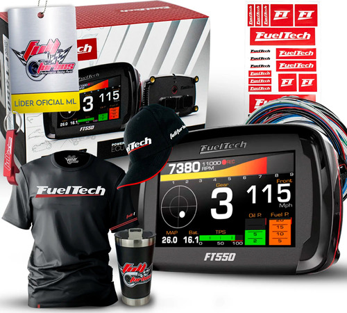 Fueltch Ft550 Com Chicote + Mega Brindes Camiseta Gel+bb