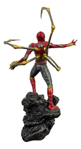Figura Spider Man Iron Spider Coleccion Marvel Hombre Araña