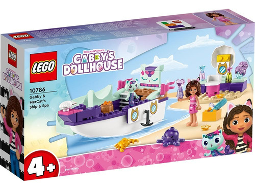Lego 10786 Gabby's Dollhouse Barco Y Spa De Gabby Y Siregata Cantidad de piezas 88
