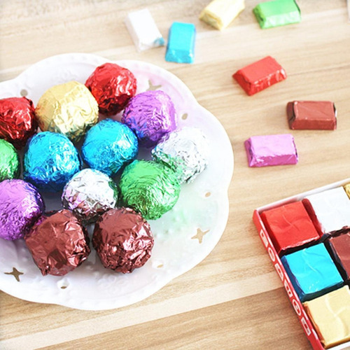 Envoltura De Lámina De Chocolate Oro