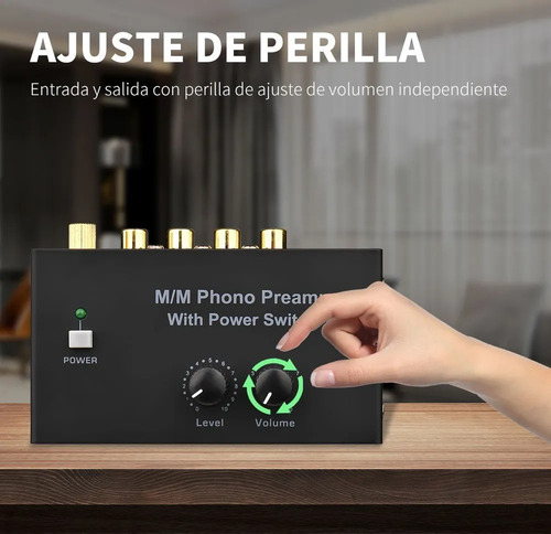 Preamplificador De Tocadiscos Con Control De Volumen
