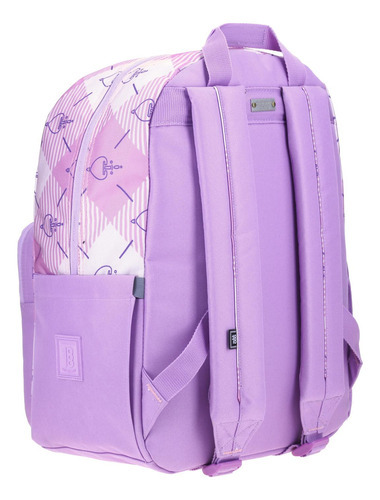 Mochila Grande Rosa 1818 Villanas Secundaria Heartless Para