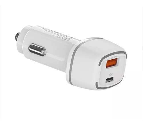 Cargador Cigarrera Auto Usb + Pd 18w Celular