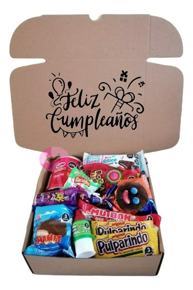 café Detector Estable Caja Sorpresa Feliz Cumpleaños Con Dulces Y Chocolates | Envío gratis