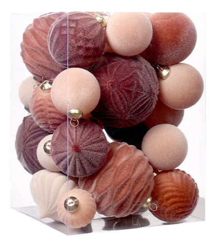 Set De Adornos Navideños Decoration Super Holiday Velvet 3