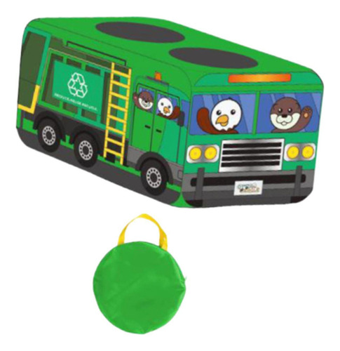 - Tienda De Campaña Con Forma De Camión De Basura, Plegable,