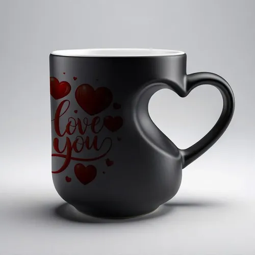 Caneca Cerâmica Muda Cor Dia Do Pai Alça Coração | Parcelamento