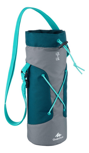 Funda Isoterma Para Bidón 1.2 A 1.5 Litros Gris/azul Quechua Color Azul