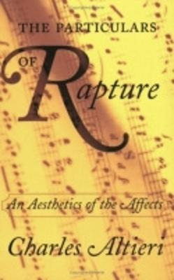 Libro The Particulars Of Rapture - Charles Altieri
