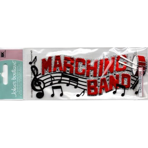 Adhesivo 3d Título De Banda De Marcha 5060166, Multico...