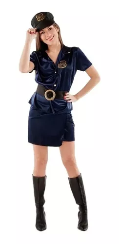 Disfraz Policia Mujer Talle 1 Para S Y M