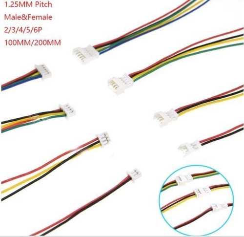Conector Jst Gh1.25 4 Pines Pack 3 Unidades 