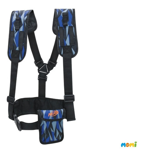 Imagen 3 de 6 de Chaleco Nerf + Reloj Lanza Discos Nerf
