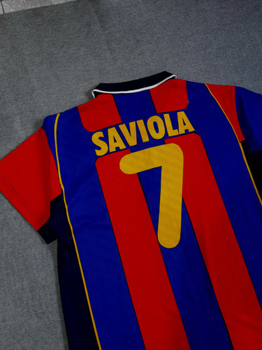 Camiseta Barcelona Saviola 7 Bootleg 1998