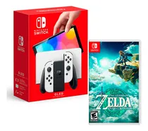 Comprar Consola Switch Oled Blanco + The Legend Of Zelda Tears