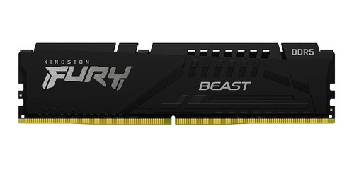 Memoria RAM Fury Beast gamer color negro 16GB 1 Kingston KF556C40BB-16